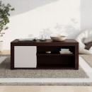 ΤΡΑΠΕΖΑΚΙ ΣΑΛΟΝΙΟΥ Argyll CASHMERE ΜΕ DARK TAILOR OAK ΧΡΩΜΑ 121x55x49εκ