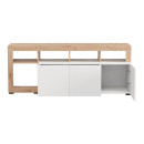 ΕΠΙΠΛΟ ΤΗΛΕΟΡΑΣΗΣ ARGYLL TV 154 3K 1F1V OP ΛΕΥΚΟ ΜΕ ARTISAN OAK ΧΡΩΜΑ 154x40x61εκ