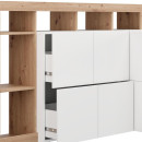 ΚΟΜΟΤΑ-ΜΠΟΥΦΕΣ ARGYLL 192 4K2F2V OP ΛΕΥΚΟ ΜΕ ARTISAN OAK ΧΡΩΜΑ 193x40x100εκ