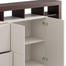 ΚΟΜΟΤΑ-ΜΠΟΥΦΕΣ ARGYLL 192 4K2F2V OP CASHMERE ΜΕ DARK TAILOR OAK ΧΡΩΜΑ 193x40x100εκ