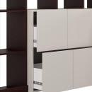 ΚΟΜΟΤΑ-ΜΠΟΥΦΕΣ ARGYLL 192 4K2F2V OP CASHMERE ΜΕ DARK TAILOR OAK ΧΡΩΜΑ 193x40x100εκ