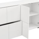 ΚΟΜΟΤΑ-ΜΠΟΥΦΕΣ ARGYLL 154 4K2F2V ΛΕΥΚΟ ΧΡΩΜΑ 155x40x79εκ
