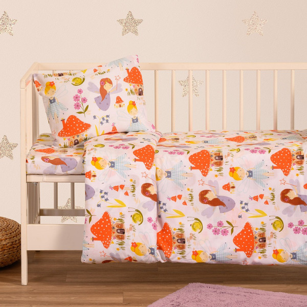 ΣΕΤ ΣΕΝΤΟΝΙΑ ΚΟΥΝΙΑΣ MAGIC PEACH BABY LINE (120X170)
