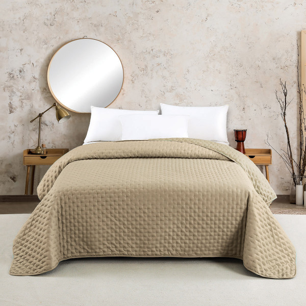 ΚΟΥΒΕΡΛΙ ΜΟΝΟ RENZO BEIGE/ECRU (160Χ240)