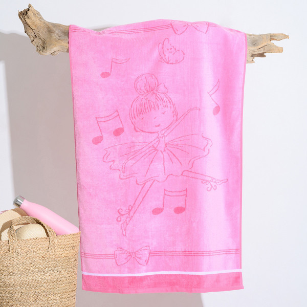 ΠΑΙΔΙΚΗ ΠΕΤΣΕΤΑ ΘΑΛΑΣΣΗΣ DANCING PINK (70Χ120)