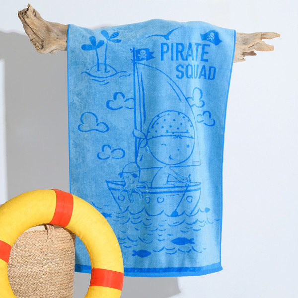 ΠΑΙΔΙΚΗ ΠΕΤΣΕΤΑ ΘΑΛΑΣΣΗΣ PIRATE SQUAD BLUE (70Χ120)