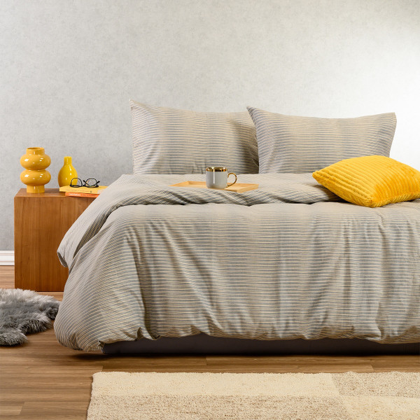 ΣΕΝΤΟΝΙ (ΣΕΤ 3 ΤΕΜ.) 180Χ200+30 TRINITY GREY WINTER LINE MINI