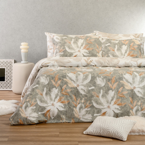 ΠΑΠΛΩΜΑΤΟΘΗΚΗ ΥΠΕΡΔΙΠΛΗ GIULIA GREY CASUAL LINE (225X245)