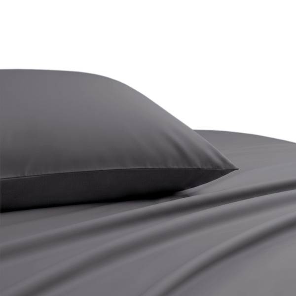 ΣΕΤ ΜΑΞΙΛΑΡΟΘΗΚΕΣ 53X72 LAVISH SATIN DARK GREY