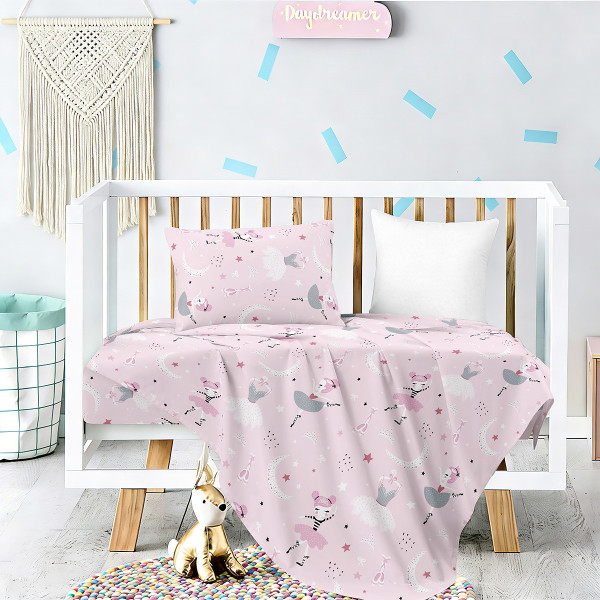 ΣΕΤ ΣΕΝΤΟΝΙΑ ΚΟΥΝΙΑΣ (Λ) BALLERINA PRIME LINE BABY (70Χ140+17)
