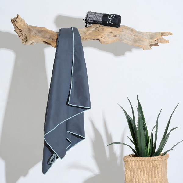 ΠΕΤΣΕΤΑ MICROFIBER GYM ANTHRACITE (50Χ90)