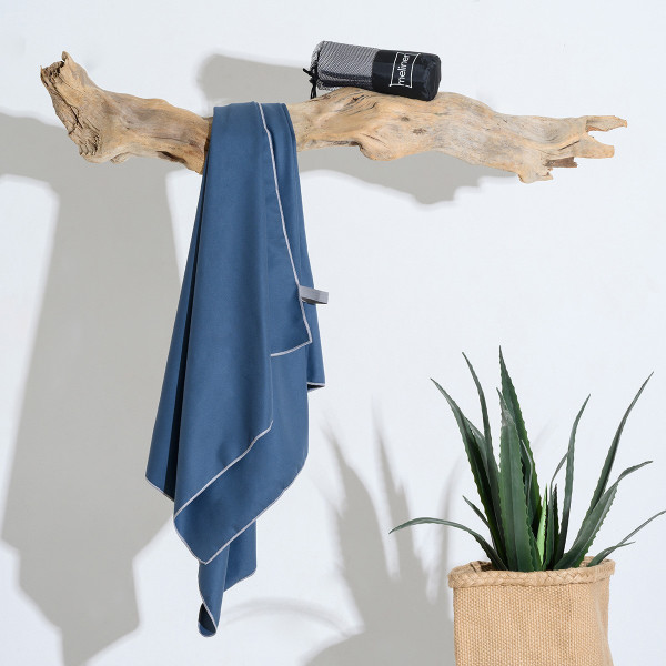 ΠΕΤΣΕΤΑ MICROFIBER GYM DARK GREY (50Χ90)