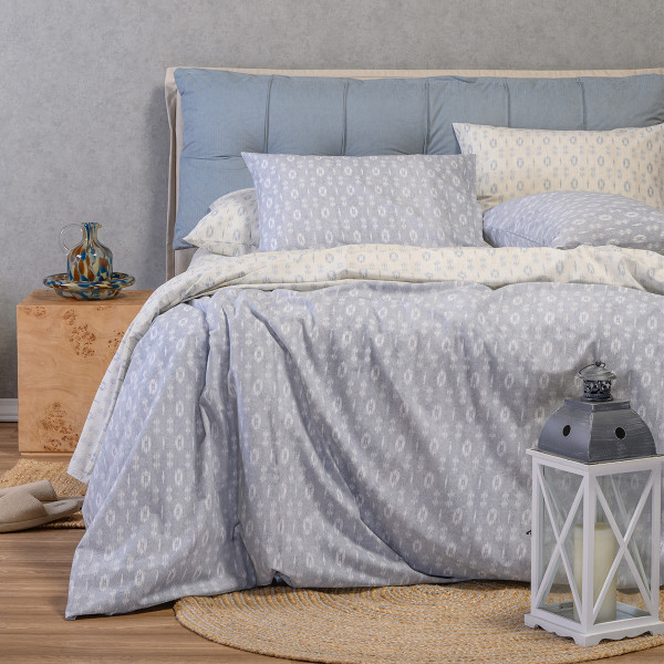 ΠΑΠΛΩΜΑΤΟΘΗΚΗ ΜΟΝΗ RIVER LIGHT GREY CASUAL LINE (165X245)