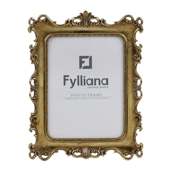 ΚΟΡΝΙΖΑ Fylliana FL0333 15x20 ΧΡΥΣΟ ΧΡΩΜΑ 24x2x29εκ