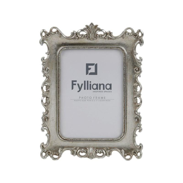 ΚΟΡΝΙΖΑ Fylliana FL0332 13x18 ΑΣΗΜΙ ΧΡΩΜΑ 19x3x26εκ