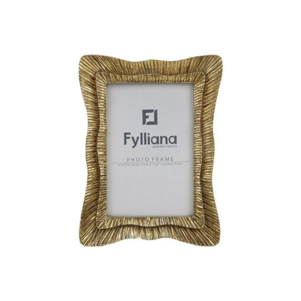 ΚΟΡΝΙΖΑ Fylliana FL0204 10x15 ΧΡΥΣΟ ΧΡΩΜΑ 15x2x20εκ