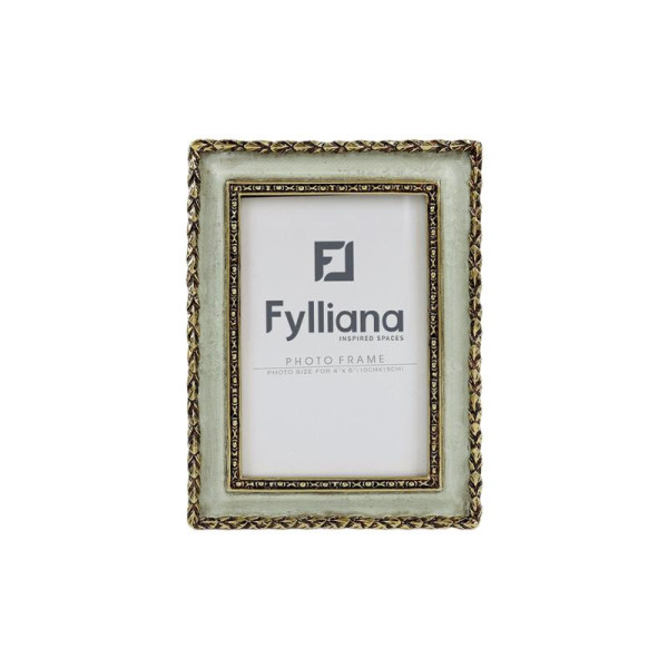 ΚΟΡΝΙΖΑ Fylliana FL0388 10x15 ΧΡΥΣΟ ΧΡΩΜΑ 15x2x20εκ