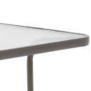 ΤΡΑΠΕΖΙ ΚΗΠΟΥ Fylliana 026 ΚΑΦΕ ΧΡΩΜΑ 100x65x70εκ grd
