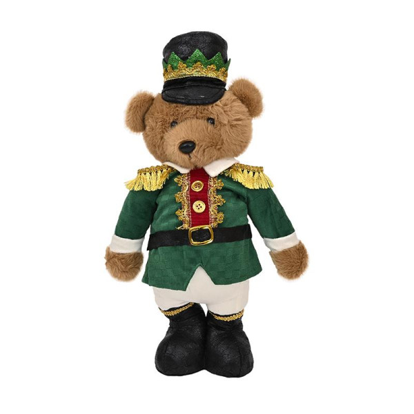 ΧΡΙΣΤΟΥΓΕΝΝΙΑΤΙΚΗ ΦΙΓΟΥΡΑ ΑΡΚΟΥΔΑΚΙ FYLLIANA FL74004 ΠΡΑΣΙΝΟ ΧΡΩΜΑ 38εκ
