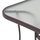 ΤΡΑΠΕΖΙ ΕΞΟΧΗΣ Fylliana STEEL ΚΑΦΕ 120x70x70εκ g.r.d ΤΡΑΠΕΖΙ ΕΞΟΧΗΣ Fylliana STEEL ΚΑΦΕ 120x70x70εκ g.r.d