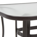 ΤΡΑΠΕΖΙ ΕΞΟΧΗΣ Fylliana STEEL ΚΑΦΕ 120x70x70εκ g.r.d ΤΡΑΠΕΖΙ ΕΞΟΧΗΣ Fylliana STEEL ΚΑΦΕ 120x70x70εκ g.r.d