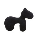 ΣΚΑΜΠΟ-ΠΟΥΦ Fylliana Teddy ΜΑΥΡΟ ΧΡΩΜΑ 55x110x83εκ