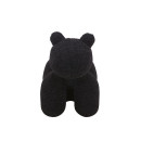 ΣΚΑΜΠΟ-ΠΟΥΦ Fylliana Teddy ΜΑΥΡΟ ΧΡΩΜΑ 55x110x83εκ