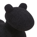 ΣΚΑΜΠΟ-ΠΟΥΦ Fylliana Teddy ΜΑΥΡΟ ΧΡΩΜΑ 55x110x83εκ