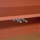 ΟΒΑΛ ΜΠΟΥΦΕΣ Fylliana Elington ΦΥΣΙΚΟ-ΠΟΡΤΟΚΑΛΙ 160x40x80εκ
