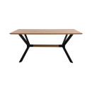 ΤΡΑΠΕΖΙ ΤΡΑΠΕΖΑΡΙΑΣ MDF ΜΕ ΚΑΠΛΑΜΑ ΔΡΥΣ Fylliana ΦΥΣΙΚΟ ΧΡΩΜΑ 140x70x75εκ
