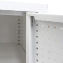 ΜΕΤΑΛΛΙΚΗ ΝΤΟΥΛΑΠΑ Fylliana Mabel ΛΕΥΚΟ ΧΡΩΜΑ 70x35x100εκ