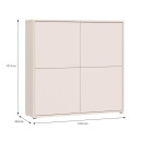 ΚΟΜΟΤΑ ALICE SAND ΧΡΩΜΑ 125x35x122εκ