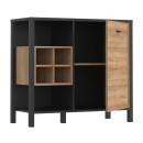 ΚΟΜΟΤΑ-ΜΠΟΥΦΕΣ TERRANO RIVIERA OAK ΧΡΩΜΑ 94x40x85εκ