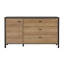 ΚΟΜΟΤΑ-ΜΠΟΥΦΕΣ TERRANO RIVIERA OAK ΧΡΩΜΑ 152x40x85εκ