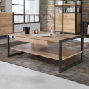 ΤΡΑΠΕΖΑΚΙ ΣΑΛΟΝΙΟΥ TERRANO RIVIERA OAK ΧΡΩΜΑ 111x60x40εκ