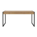 ΤΡΑΠΕΖΙ ΤΡΑΠΕΖΑΡΙΑΣ TERRANO RIVIERA OAK ΧΡΩΜΑ 166x90x77εκ