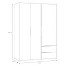 ΝΤΟΥΛΑΠΑ ARIA MAUVELLA OAK ΧΡΩΜΑ 145x59x200εκ