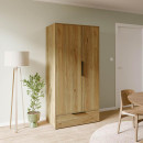 ΝΤΟΥΛΑΠΑ ARIA MAUVELLA OAK ΧΡΩΜΑ 99x59x200εκ