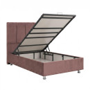 ΚΡΕΒΑΤΙ Fylliana Noble ΣΑΠΙΟ ΜΗΛΟ ΜΕ ΑΠΟΘHKEYTIKO ΧΩΡΟ 92x208x130εκ (90x200)