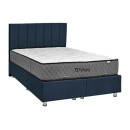 ΚΡΕΒΑΤΙ Fylliana Noble BLUE RAF ΜΕ ΑΠΟΘHKEYTIKO ΧΩΡΟ 162x208x130εκ (160x200)