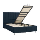 ΚΡΕΒΑΤΙ Fylliana Noble BLUE RAF ΜΕ ΑΠΟΘHKEYTIKO ΧΩΡΟ 162x208x130εκ (160x200)