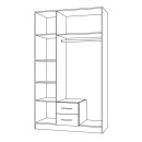 ΝΤΟΥΛΑΠΑ Fylliana Prime 3K2FO CASHMERE ΧΡΩΜΑ 120x54x205εκ