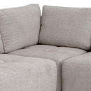 ΚΑΝΑΠΕΣ ΓΩΝΙΑ ΔΕΞΙΑ Fylliana Carmen SILVER ΥΦΑΣΜΑ 304x242x89εκ