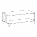 ΤΡΑΠΕΖΑΚΙ ΣΑΛΟΝΙΟΥ Fylliana Aura TOBACCO ΜΕ CASHMERE ΧΡΩΜΑ 120x60x45εκ
