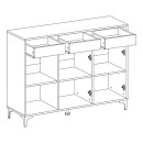ΚΟΜΟΤΑ Fylliana LUMINA 138 3F3V TOBACCO ΧΡΩΜΑ 138x40x90εκ