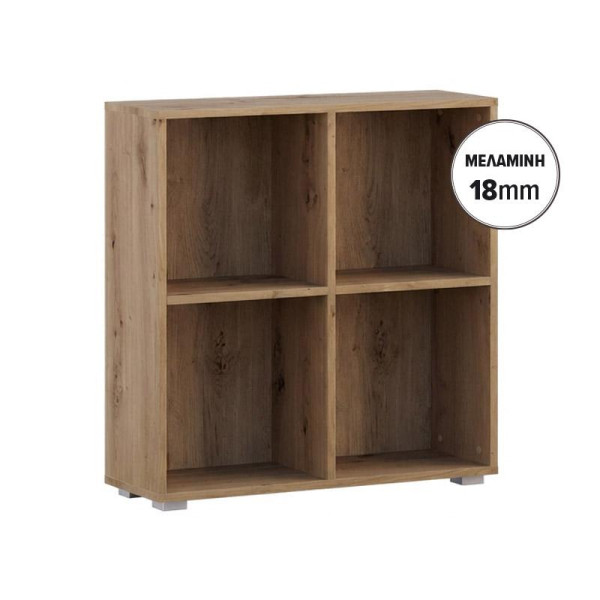 ΒΙΒΛΙΟΘΗΚΗ-ΡΑΦΙΕΡΑ Fylliana Smart 4P 18 ARTISAN ΧΡΩΜΑ 74x29x76εκ