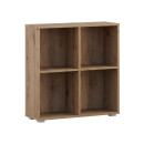 ΒΙΒΛΙΟΘΗΚΗ-ΡΑΦΙΕΡΑ Fylliana Smart 4P 18 ARTISAN ΧΡΩΜΑ 74x29x76εκ