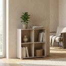 ΒΙΒΛΙΟΘΗΚΗ-ΡΑΦΙΕΡΑ Fylliana Smart 4P 18 CASHMERE ΧΡΩΜΑ 74x29x76εκ