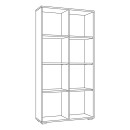ΒΙΒΛΙΟΘΗΚΗ-ΡΑΦΙΕΡΑ Fylliana Smart 8P 18 ARTISAN ΧΡΩΜΑ 74x29x146εκ