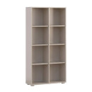 ΒΙΒΛΙΟΘΗΚΗ-ΡΑΦΙΕΡΑ Fylliana Smart 8P 18 CASHMERE ΧΡΩΜΑ 74x29x146εκ